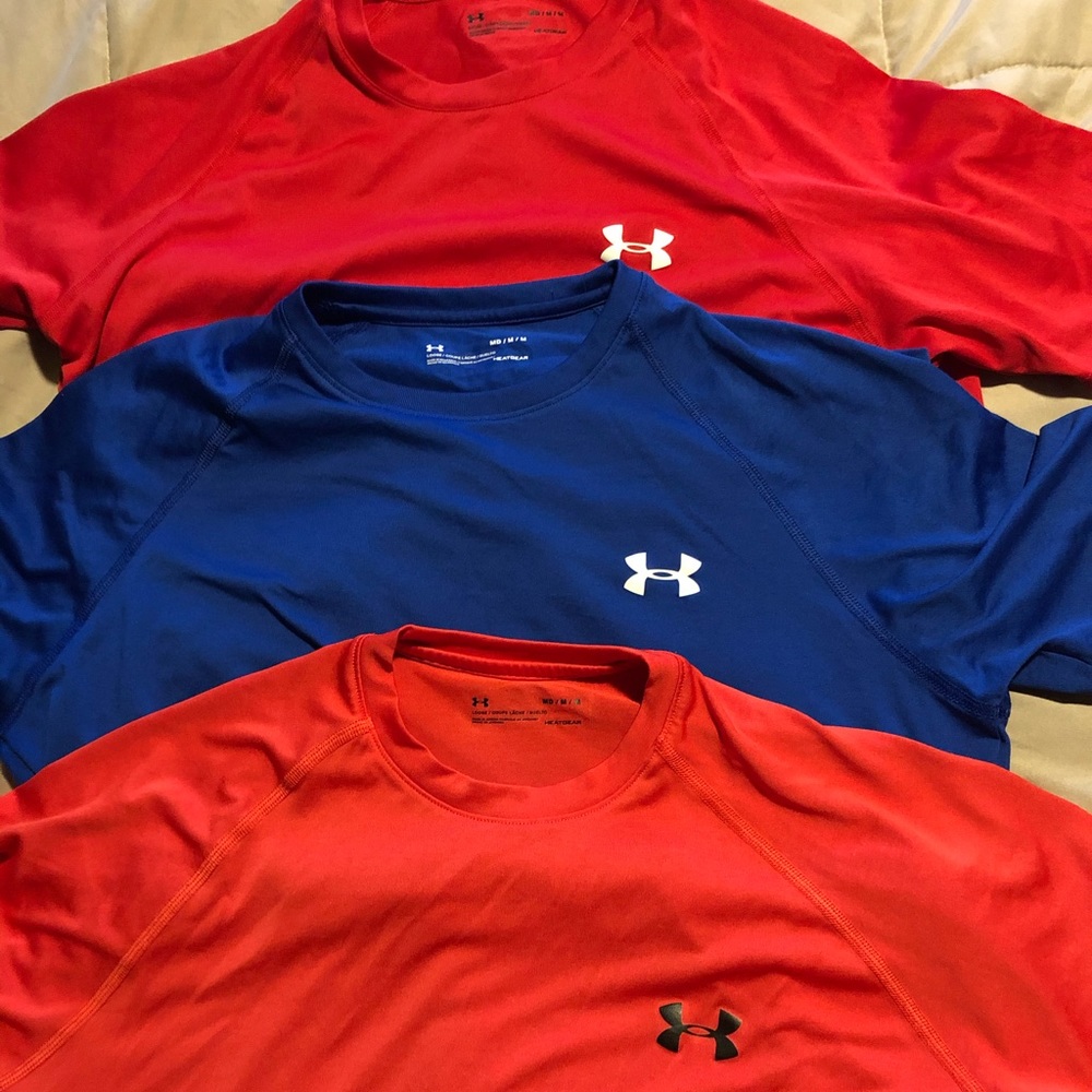 Set of 3 New Under Armour Dryfit Tshirts